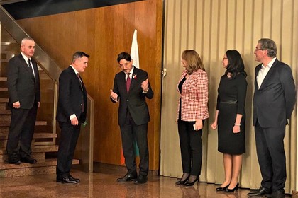 Minister Nikolay Milkov welcomed the guests at a reception on the occasion of the National Holiday of the Republic of Bulgaria – 3 March, organized by the Permanent Representation of the Republic of Bulgaria in Geneva
